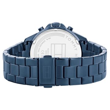 Tommy Hilfiger Multifunction Blue Dial Blue Color Stainless Steel Strap Watch For Women