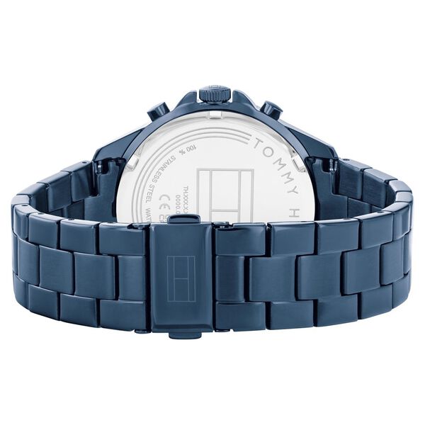 Tommy Hilfiger Multifunction Blue Dial Blue Color Stainless Steel Strap Watch For Women - image number 2