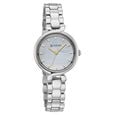 Titan Workday Edit Quartz Analog Mother Of Pearl Dial Silver Stainless Steel Strap Watch For Women - image number 1