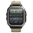 Fastrack Active Pro with 4.69 cm AMOLED Display and AOD, Functional Crown, BT Calling Rugged Smartwatch with Green Strap