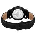 Fastrack Stunners Quartz Analog Black Dial Black Leather Strap Watch For Guys - image number 5