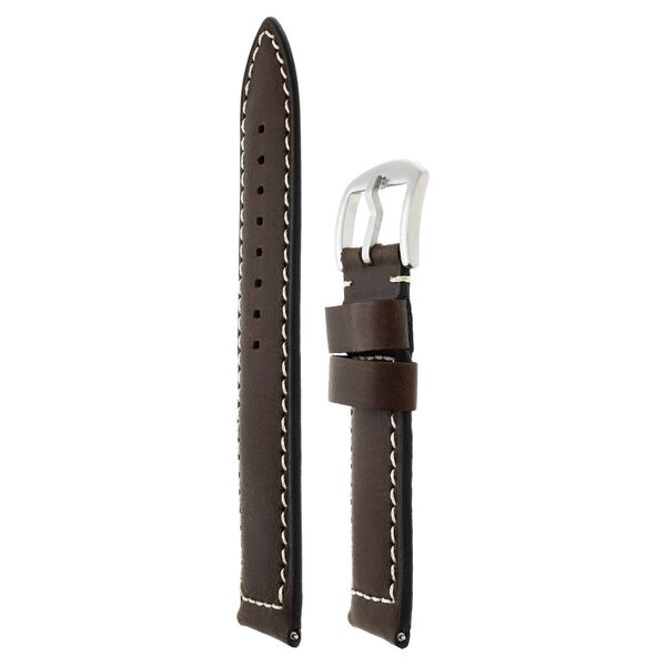 24 mm Brown Genuine Leather Straps for Men - image number 2