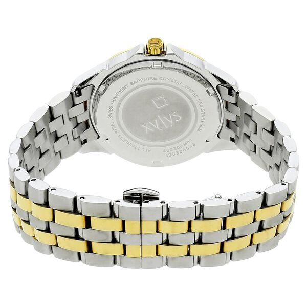 Xylys Swiss Analog with Date Two Toned Stainless Steel Strap White Dial Watch For Men - image number 4