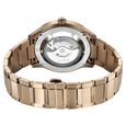 Titan Astral Concealed Automatic Analog with Silver White Dial Carnation Gold Stainless Steel Strap Watch for Men - image number 7