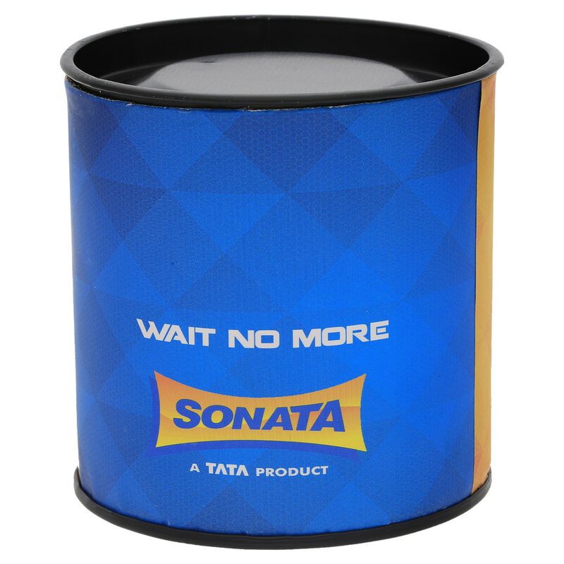 Sonata Quartz Analog Black Dial Leather Strap Watch for Women - image number 4