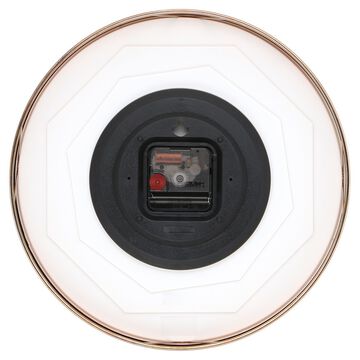 Titan Metallic Wall Clock with rose Gold Frame and Multi-layered White Dial 30 cm x 30 cm (Medium Size)