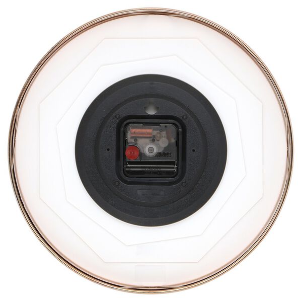 Titan Metallic Wall Clock with rose Gold Frame and Multi-layered White Dial 30 cm x 30 cm (Medium Size) - image number 4