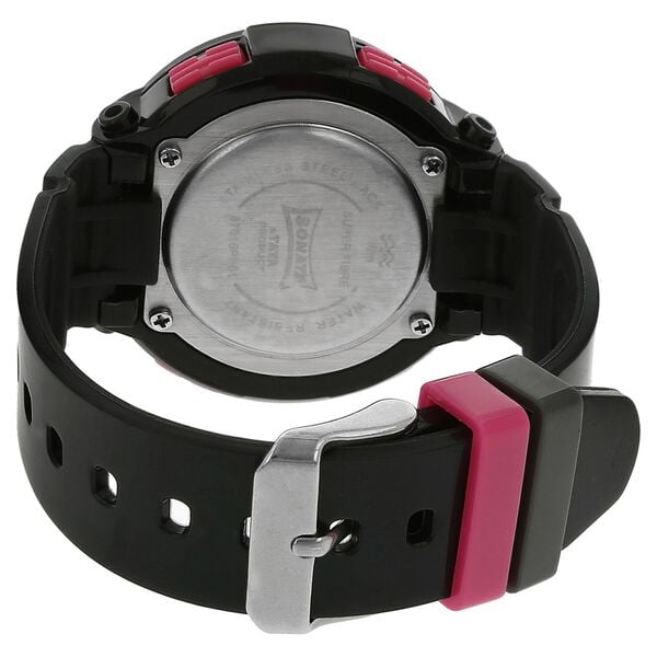 SF Digital Dial Plastic Strap Women Watch - image number 3