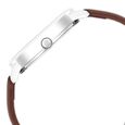 Titan Trendsetters Silver white Dial Women Watch With Leather Strap - image number 3