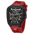 Police Men's Tough Gear KL Rahul Edition Multifunction Watch with Red Silicone Strap - image number 2