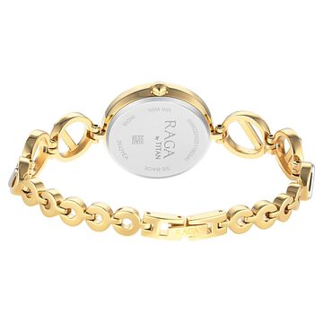 Titan Raga Viva Silver Dial Women Watch With Metal Strap