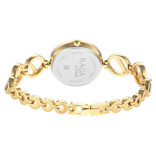 Titan Raga Viva Silver Dial Women Watch With Metal Strap - image number 4
