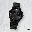 Fastrack Stunners Quartz Analog Black Dial Metal Strap Watch for Guys - image number 0