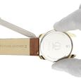 20 mm Tan Genuine Leather Strap for Men - image number 5