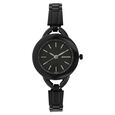 Sonata Quartz Analog Black Dial Stainless Steel Strap Watch for Women