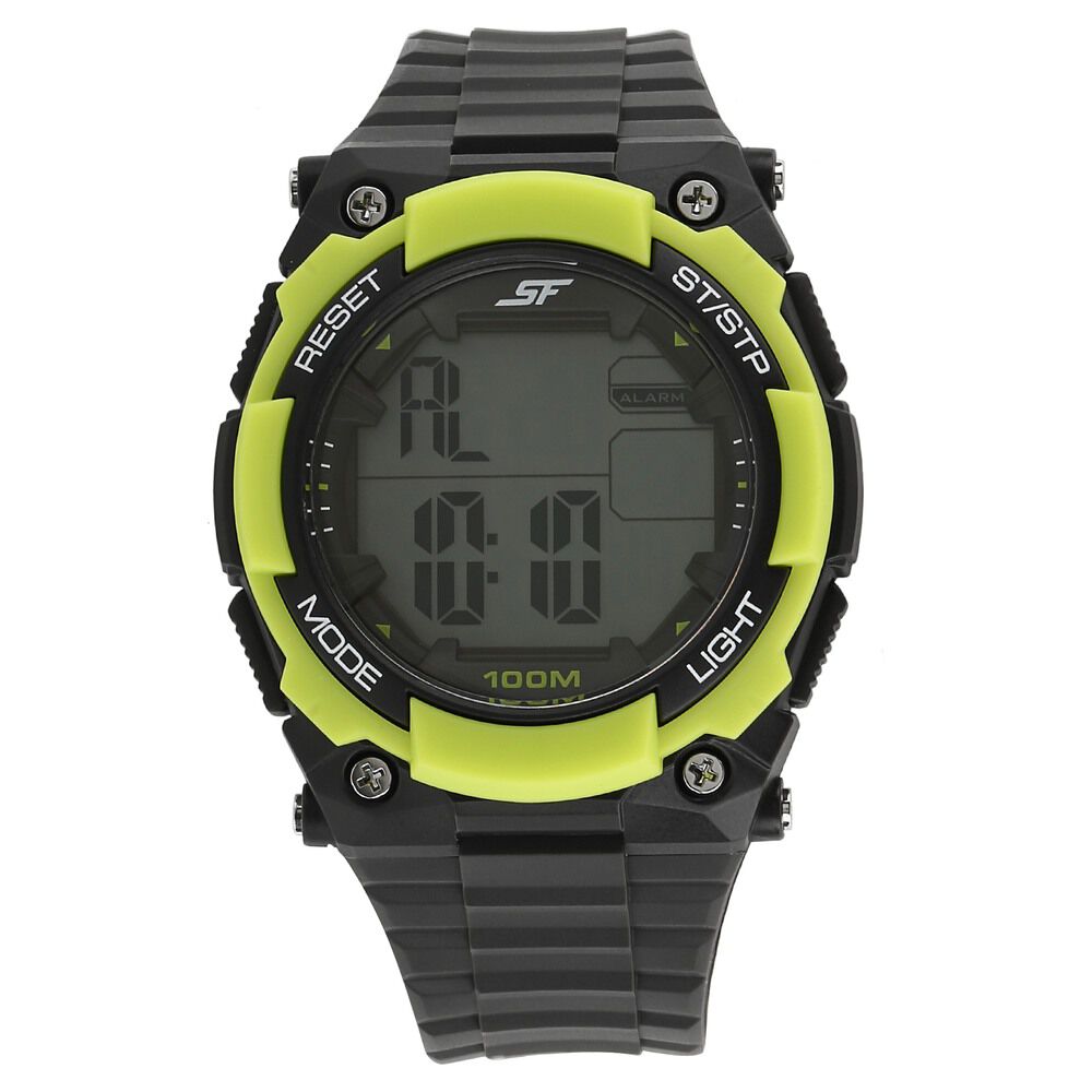 SF Digital Dial Plastic Strap Watch for Men