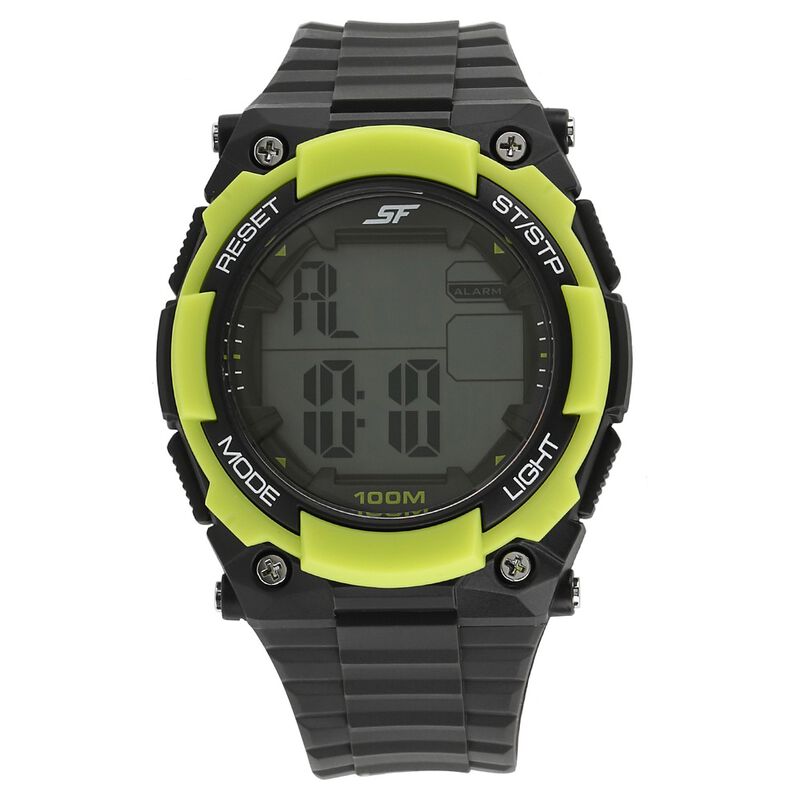 SF Digital Dial Plastic Strap Watch for Men