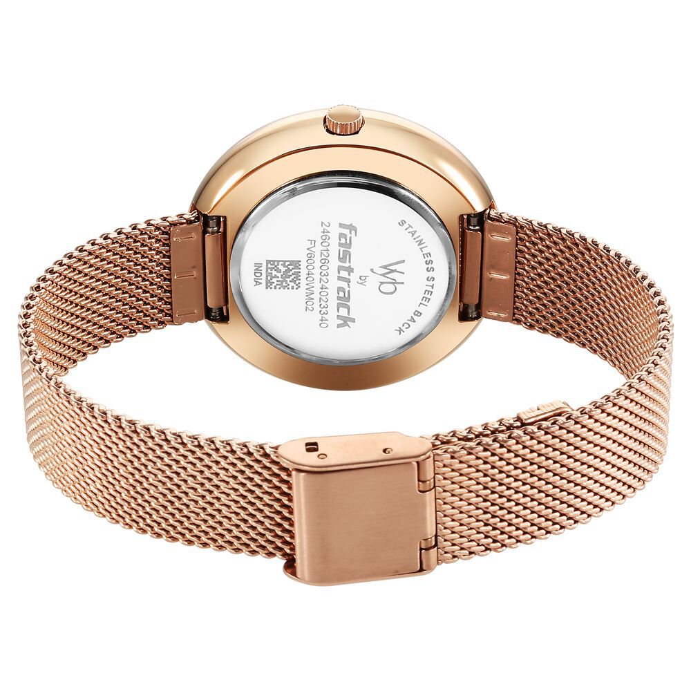 Buy Online Fastrack Vyb Mirage Quartz Analog Black Dial Stainless