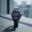 Titan Classique Big Date Analog with Black Dial Black Stainless Steel Strap Watch for Men