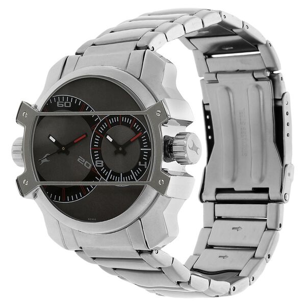 Fastrack Quartz Analog Grey Dial Stainless Steel Strap Watch for Guys - image number 1
