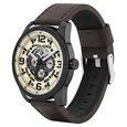 Police Quartz Multifunction Beige Dial Leather Strap Watch for Men - image number 1