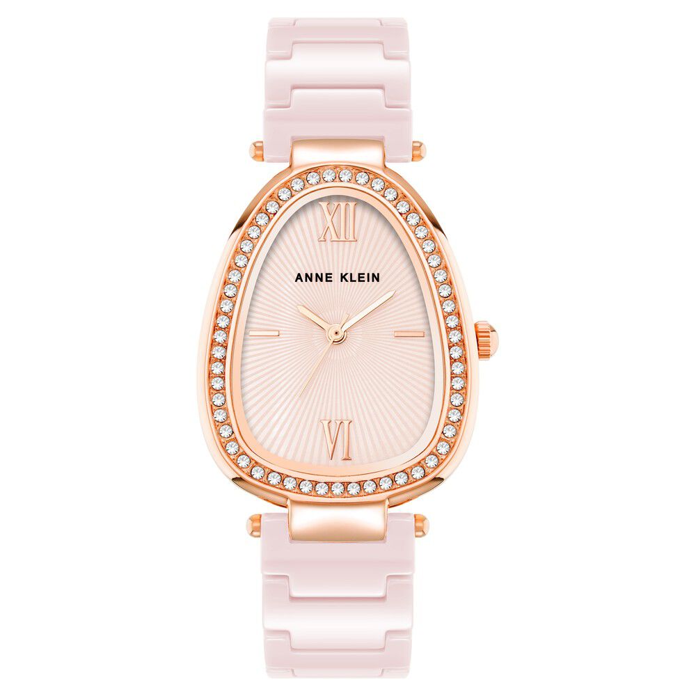 Anne klein pink ceramic watch best sale