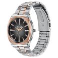 Sonata Festive Quartz Analog Black Dial Two Toned Metal Strap Watch For Men - image number 2