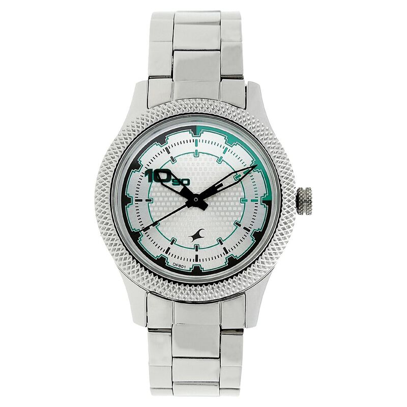 Fastrack Quartz Analog Silver Dial Stainless Steel Strap Watch for Girls - image number 0