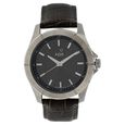 Xylys Swiss Analog Brown Leather Strap and Black Dial Watch For Men - image number 0