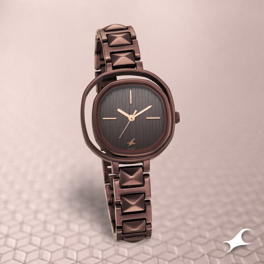 Fastrack watches for womens metal strap discount