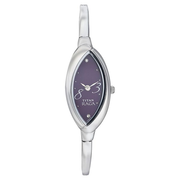 Titan Quartz Analog Purple Dial Watch for Women - image number 0