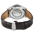 Xylys Automatic Analog White Dial Grey Leather Strap Watch For Men - image number 3