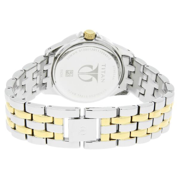Titan Fashion White Dial Analog Stainless Steel Strap watch for Women - image number 3