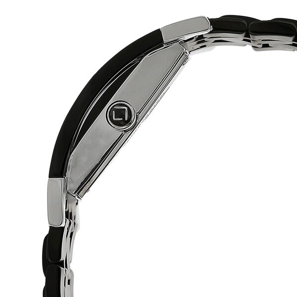 Xylys Swiss Analog Two Toned Stainless Steel Strap and Black Dial Watch For Men - image number 2