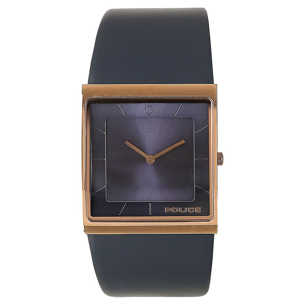 Police mens watch leather strap hotsell