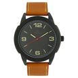 Titan Quartz Analog with Day and Date Champagne Dial Stainless Steel Strap Watch for Men