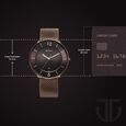 Titan Neo Splash Quartz Analog with Date Brown Dial Stainless Steel Strap Watch for Men - image number 2