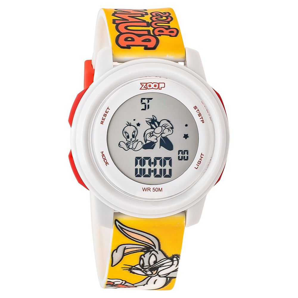 Buy Online Zoop Looney Tunes Digital Watch with Silver Case and