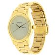 Titan Analog with Day and Date Quartz Champagne Dial Metal Round Stainless Steel Strap watch for Men - image number 1
