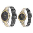 Titan Bandhan Eternal Pair Analog with Date and Gun Dial Dual Tone Stainless Steel Strap Watch for Couples - image number 2