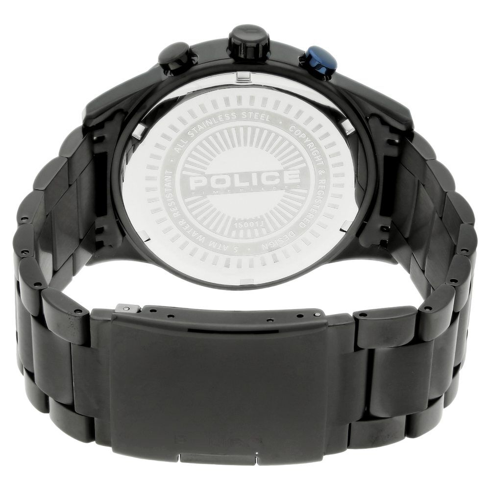 Police Quartz Chronograph Grey Dial Metal Strap Watch for Men