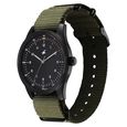 Fastrack Stunners Quartz Analog Black Dial Green Nylon Strap Watch For Guys - image number 2