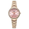 Titan Raga Spotlight Quartz Analog Green Dial Golden Metal Strap Watch For Women