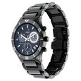 Xylys Swiss Chronograph Stainless Steel And Ceramic Strap Black Dial Watch For Men - image number 2