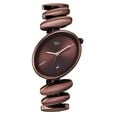 Vyb Successor By Fastrack Quartz Analog Pink Dial Rose Gold Metal Strap Watch For Girls
