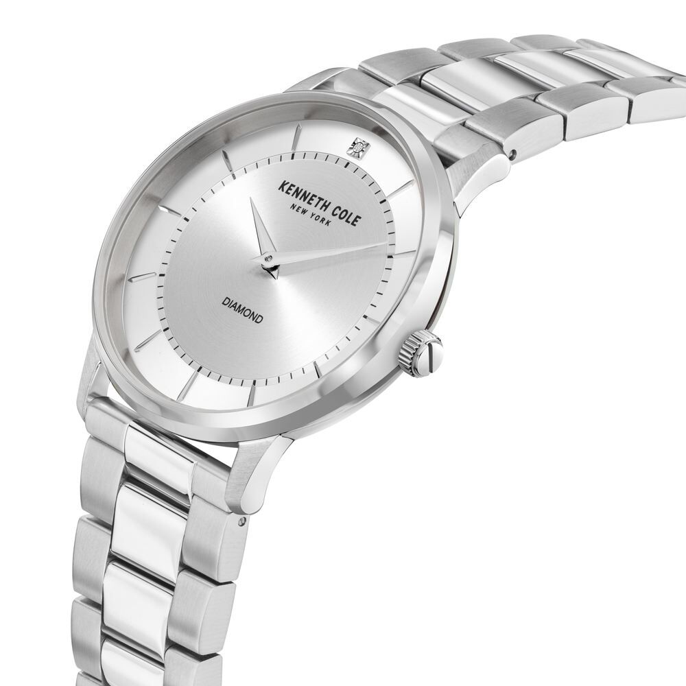 Kenneth cole men's silver watch cheap
