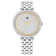 Tommy Hilfiger Quartz Analog Silver Dial Silver Stainless Steel Strap Watch for Women - image number 0