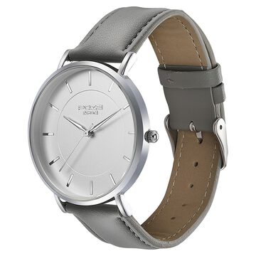 Sonata Poze Quartz Analog White Dial Leather Strap Watch for Men