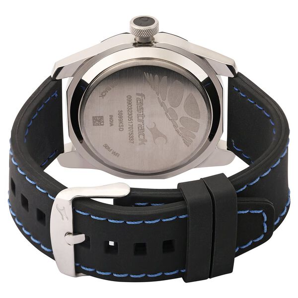 Fastrack Quartz Analog Silver Dial Plastic Strap Watch for Guys - image number 4