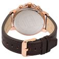 Tommy Hilfiger Quartz Multifunction Blue Dial Leather Strap Watch for Men - image number 4
